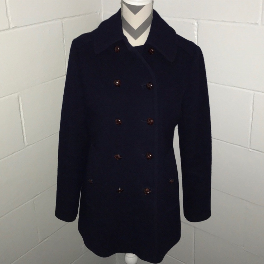 MACKINTOSH NEW ENGLAND VINTAGE NAVY BLUE PEACOAT